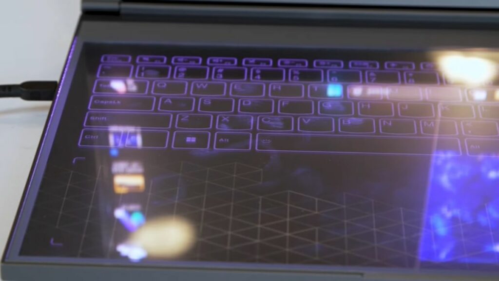 Lenovo Transparent Laptop Keyboard