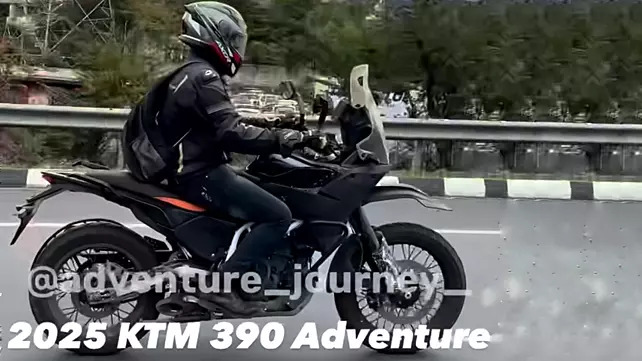 2025 KTM 390 Adventure Spied