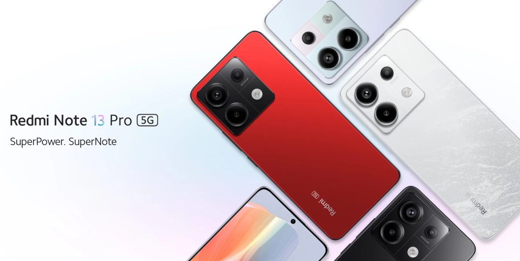 Redmi Note 13 Pro Scarlet Red Edition Color Options